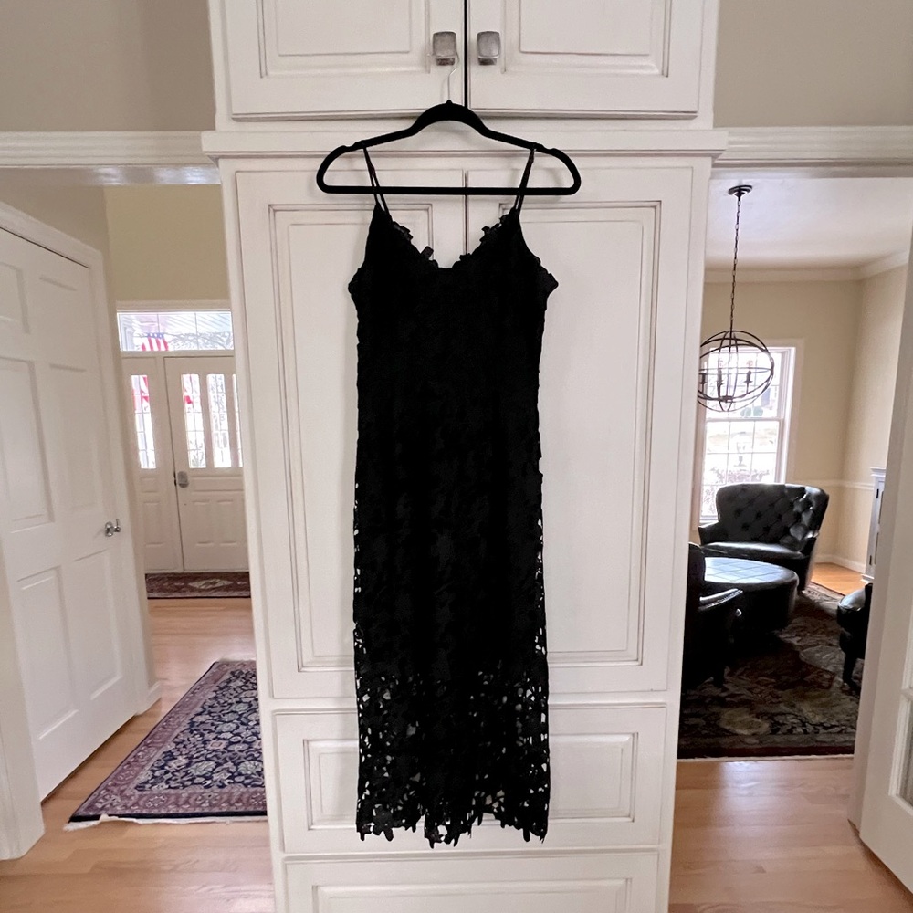 Express black dress  with adjustable straps